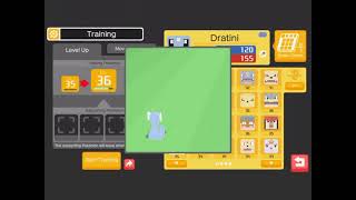 Evolving dratini into dragonair