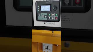 Low noise diesel generator set under test