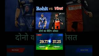 Rohit Sharma vs Virat Kohli IPL Batting Comparison #rohitsharma #viratkohli #shorts