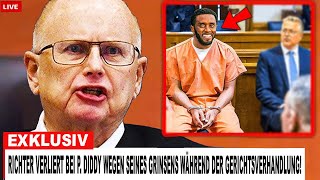 Richter dreht durch bei P  Diddy wegen dessen Grinsen während des Gerichtsprozesses!