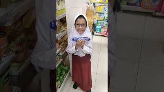 Challenge Jajan Edisi Black Pink di Indomaret #challenge #jajan #blackpink  #indomaret #shorts