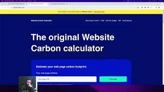 Calculate how much carbon your website emits with each visit?