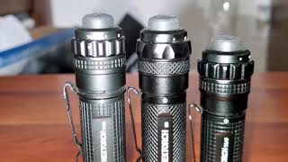 Just a look at all 3 nextorch lights i own TA15,E6 AND TA30.