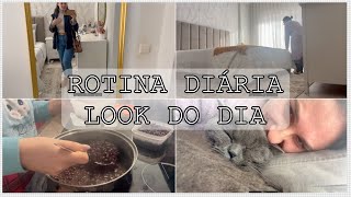 VLOG: ORGANIZANDO A CASA I COZER FEIJAO I LOOK DO DIA SIMPLES E BARATO I Bruna Rodrigues