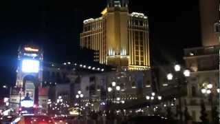 Las Vegas strip at night