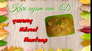 Resep Kari Ayam rumahan