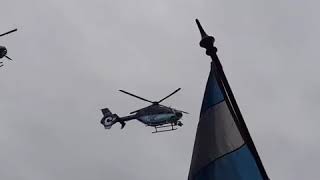 Los helicópteros de la PFA