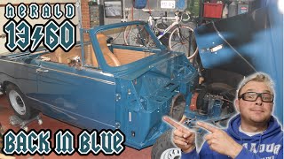 Back In Blue - Bulkhead Back From Paint | 1970 Triumph Herald 13/60 Restoration | Part 19