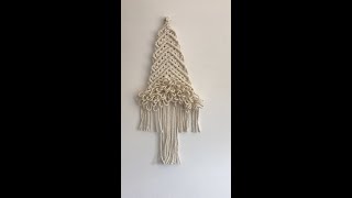 Macrame Christmas Tutorial: Creating Festive Decorations with Natural Cords!!