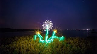 Light Painting VLOG 25, Wilson State Park Kansas