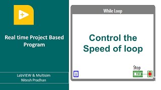 Control the Speed of while loop LabVIEW | LabVIEW Programming  #labview  #projects