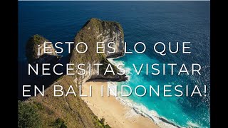 ¡Esto es lo que necesitas visitar en Bali Indonesia!