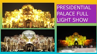 Complete light and sound show at Qasralwatan Abudhabi | Presidential Palace | #hinakokabvlogs