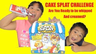 Cake Splat Challenge Fun Kids Playtime Game Whipped and Creamed Hilarious! 4K