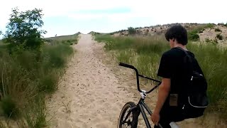 Lake Michigan and MC Skatepark.