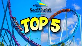 Top 5 BEST Roller Coasters at SeaWorld Orlando (2024)