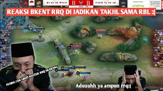 BKENT SANG PANGLIMA KINGDOM KECEWA RRQ DI JADIKAN TAKJIL SAMA RBL :( #bkent #mobilelegends