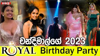 සෙක්සි කෙල්ලෝ වටකරගෙන චන්දිමාල් දාපු Royal පාටියේ හොදම ටික | Chandimal Royal Birthday Party 2023