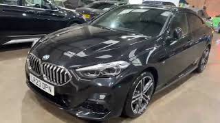 2023 Black BMW 218i M Sport Gran Coupe Auto (DCT) Panoramic Sunroof BMW APPROVED USED CAR OVERVIEW