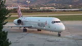 Volotea Boeing 717 - taxi & take-off from Split (SPU)