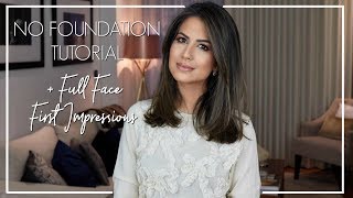 NO FOUNDATION TUTORIAL + SPRING MAKEUP HAUL | JASMINA PURI