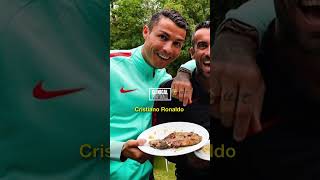 football players' favorite food  #shorts #football #cristianoronaldo #messi #neymar #mbappe