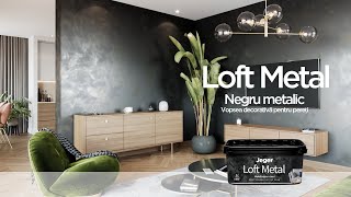 Vopsea de perete metalizată - Jeger Loft Metal - Video instructiv