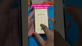 Como saber o número de qualquer chip.