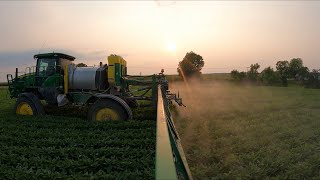 Spraying fungicide with a little kick