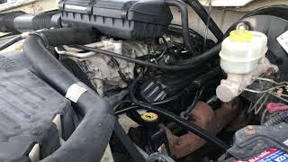 Dodge Ram 5.2 to 5.9 swap completed.