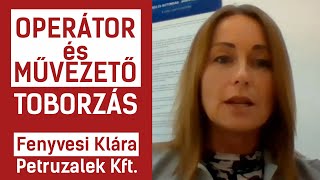 OPERÁTOR és MŰSZAKVEZETŐ TOBORZÁS - REFERENCIA - Fenyvesi Klára HR manager - Petruzalek Kft.