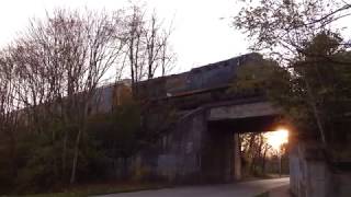 (4K) Eastbound CSX Auto Train Through Pendleton, IN