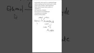 #NEETPG #BIOCHEMISTRY MCQs | Alcohol metabolism and lactic acidosis