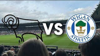 FIRST LOSS OF THE SEASON | DERBY COUNTY VS WIGAN ATHLETIC | MATCHDAY VLOG