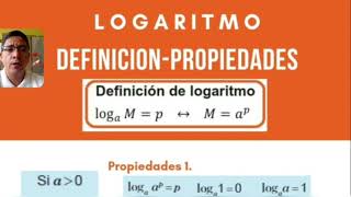 Definición y propiedades de los logaritmos.