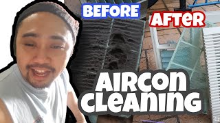 HOW TO CLEAN YOUR AIRCON + TIPS | EAF Vlogs