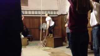 Ringing the tenor At Exeter Cathedral