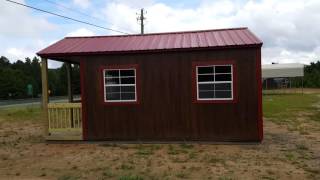 Shed with front porch and 3 windows