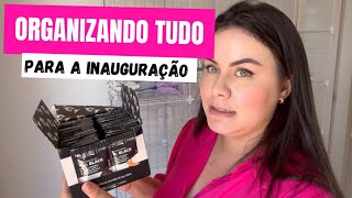 ORGANIZANDO O PRIMEIRO ESTOQUE DA LOJA DE MAQUIAGEM  - VANNA VLOGS