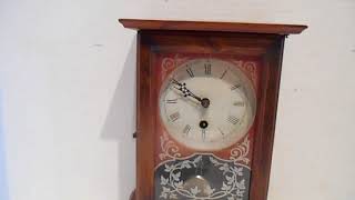 Antique Victorian 30 Hour Wm L Gilbert Cottage Shelf Clock