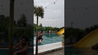 Enjoying in Pool #swimming #wwe #funny #swimmingpool #viral