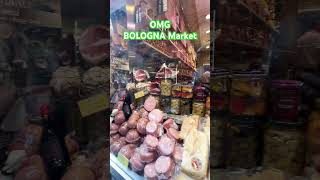 OMG Bologna Market in Italy #omg #travel #foodshorts  #bologna #urlaub #italy #sausage #shorts