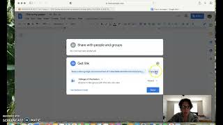 Sharing a Google Doc