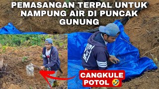 PEMASANG KOLAM AIR DI ATAS PUNCAK GUNUNG DAN PEMANDANGAN NYA SANGAT INDAH