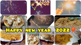 Happy New Year 2022❤️🎈🎉💕 celebrating new year with alot of fun eating amazing foods🤤Vlog#12