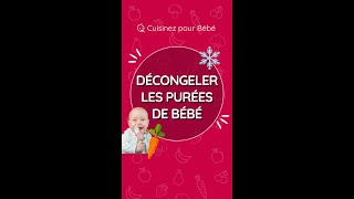 DÉCONGELER LA PURÉE DE BÉBÉ ❄️👶