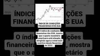 ÍNDICE DE CONDIÇÕES FINANCEIRAS DOS EUA #apertomonetário #jurosamericanosemalta