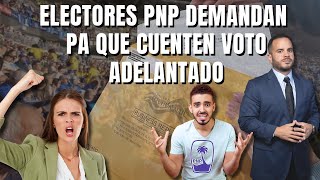 ELECTORES PNP DEMANDAN PA QUE CUENTEN VOTO ADELANTADO