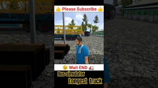 Bus simulator indonesi || longest truck mode || #shorts #short #ytshots #youtubeshorts #bussid #bus