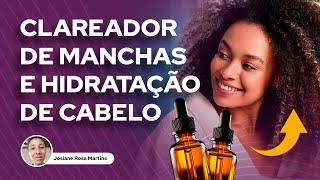 Ela parou de usar química e HIDRATOU os CABELOS e CLAREOU MANCHA no rosto